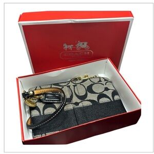 Coach Signature Wristlet
